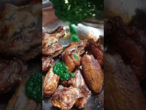 Roasted Garlic Parmesan Wings #420 #shorts #wings...