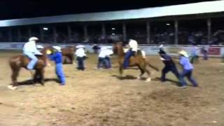 preview picture of video 'Wild Mare Race Heat 2 (Pecos Rodeo)'