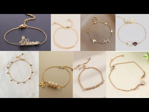 Gold bracelet designs 2022/Simple bracelets designs for girls