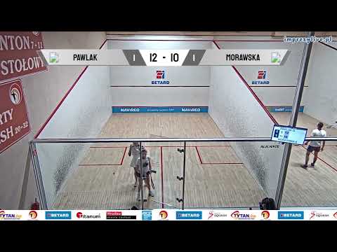 Oliwia Pawlak - Agnieszka Morawska  BETARD Indywidualne Mistrzostwa Polski Junior w Squasha 2023