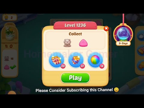 Matchington Mansion Level 1236, Level 1237(Hard Level) & Level 1238 - iOS/ Android