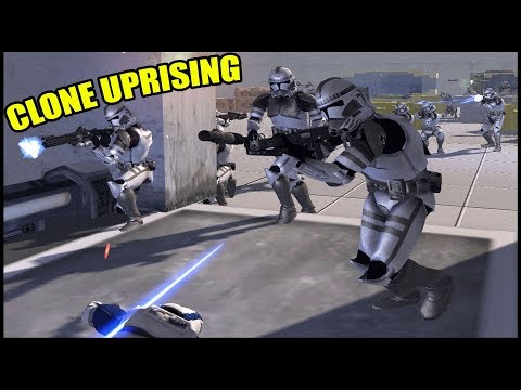 Clone Uprising on Kamino! - Men of War: Star Wars Mod Battle Simualtor