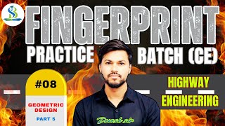 L 8- Geometric design - Part 5 |Highway engineering #civilengineering #studyfibharat