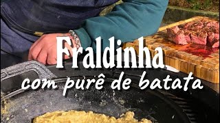 Fraldinha na Brasa com Purê de Batata na Manteiga Noisette | CANSEI DE SER CHEF