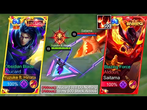 ALUCARD VS ALDOUS 500 STACK! | YUZUKE VS TOP GLOBAL TRASHTALKER! | WHO WILL WIN? (INTENSE BATTLE! 🔥)