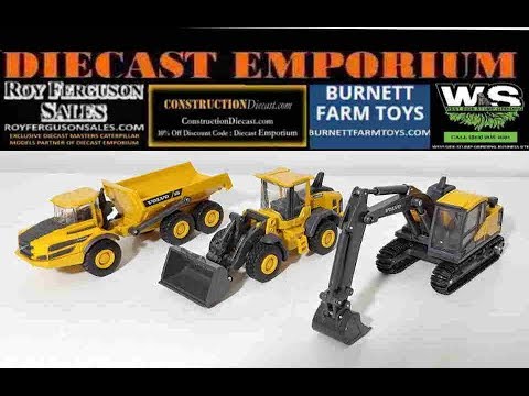 New-Ray Volvo Construction Vehicle Collection