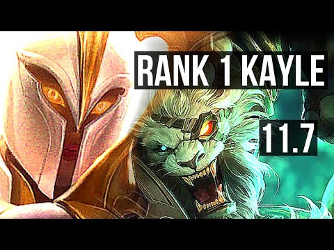 KAYLE vs RENGAR (TOP) (DEFEAT) | Rank 1 Kayle, Rank 9 | EUW Challenger | v11.7