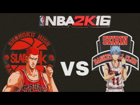 NBA 2K16-ANIME2K | SEIRIN HIGH VS SHOHOKU HIGH GAMEPLAY