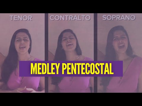 MEDLEY PENTECOSTAL - ATTOS WORSHIP (TENOR, CONTRALTO E SOPRANO) UM TOM ABAIXO 