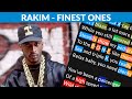 Rakim - Finest Ones | Lyrics, Rhymes Highlighted