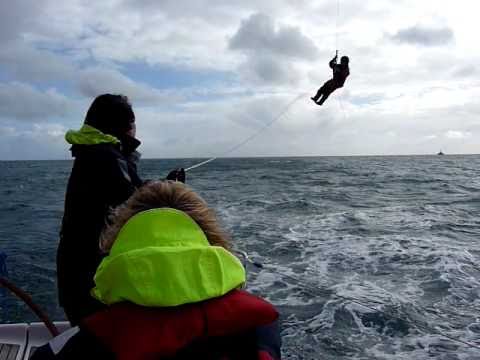 Practice Hi-Line Helicopter evacuation off Challenger