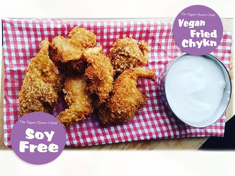 Vegan Fried Chicken Recipe ||Soyfree