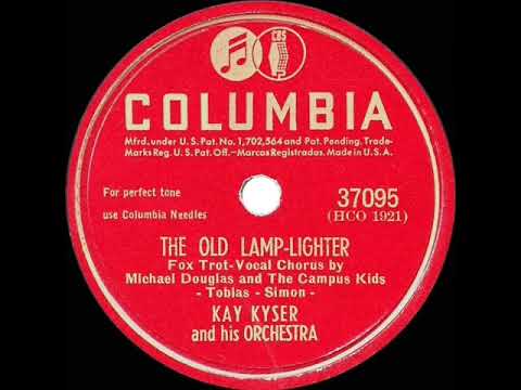 1st RECORDING OF: The Old Lamplighter - Kay Kyser (1946--Mike Douglas, vocal)