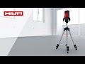 Multilinjelaser Hilti PM 4-M. Overføring av høyder og punkter