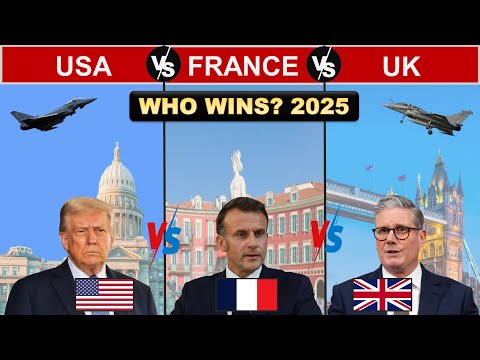 NATO BIG 3: USA vs France vs UK Military Power Comparison 2025 🇺🇸🇫🇷🇬🇧