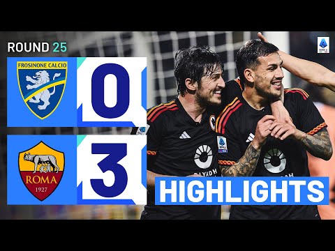 FROSINONE-ROMA 0-3 | HIGHLIGHTS | Azmun and Paredes Score in Roma Win | Serie A 2023/24