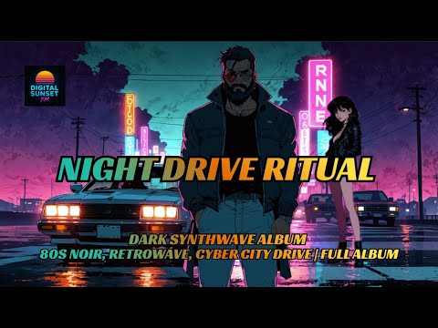 Night Drive Ritual — Dark Synthwave Album (80s Noir, Retrowave, Cyber City Drive | Full Album)