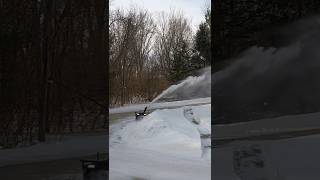 Can A Robot Snow Blower Clear The Plow Truck Pile At End of Drive? #yarbo #robot #snowclearingrobot