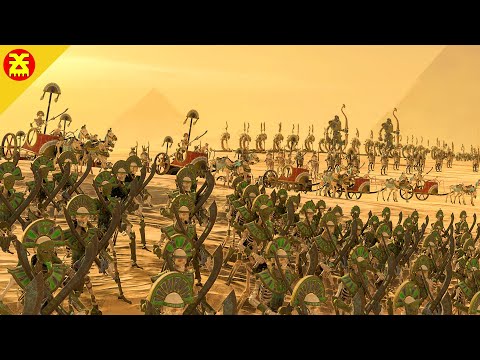 TOMB KINGS vs LIZARDMEN - TotalWar Warhammer 3 cinematic battle