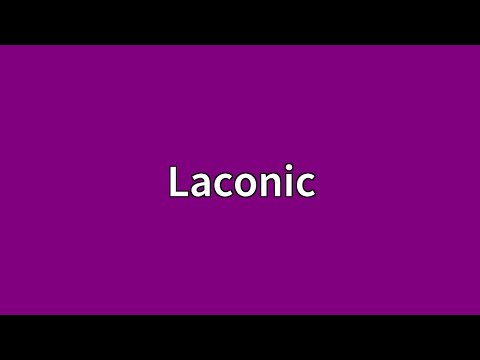 Laconic Meaning