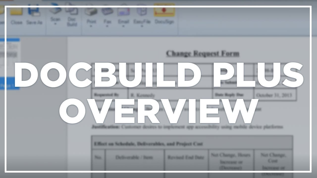 DocBuild Plus Overview