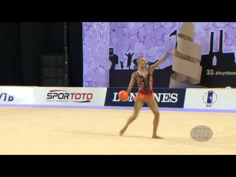 STANIOUTA Melitina (BLR) - 2014 Rhythmic Worlds, Izmir (TUR) - Qualifications Ball