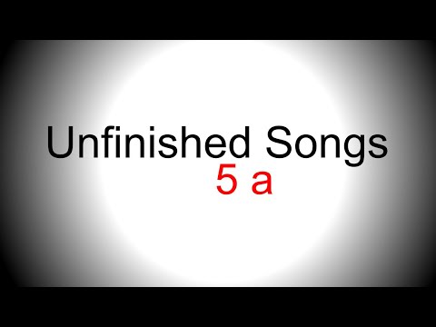 Alternating bass acoustic guitar singing backing track - Unfinished song No.5 a