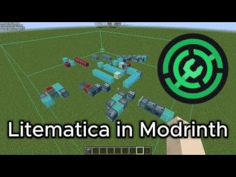 How to download schematics with Modrinth.