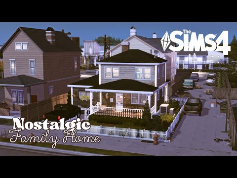 Nostalgic Family Home | The Sims 4 Speed Build | No CC |