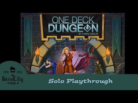 Solo Saturday - One Deck Dungeon - Solo Playthrough