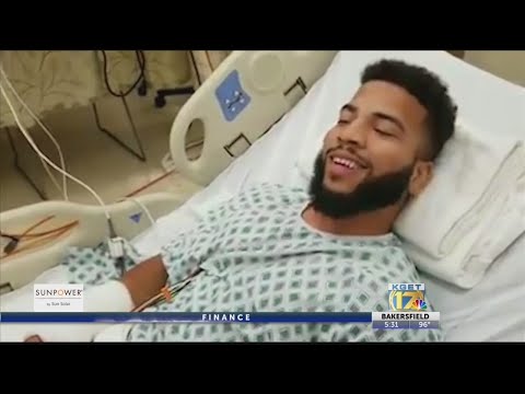 Local hero steps in front of machete to help save a stranger