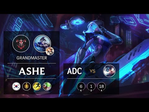 Ashe ADC vs Sona - KR Grandmaster Patch 9.12
