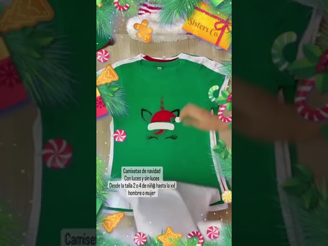 Vídeo relacionado con Camisa de Pollo con Luces navideñas y café con Leche Camiseta