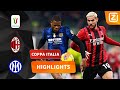 MILANESE TOPCLUBS KRUISEN DE DEGENS! ⚔️?? | Milan vs Inter | Coppa Italiana 2021/22 | Samenvatting