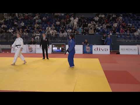 Jovana Čakarević VOŽ Katarina Nađ OML 1:0 -70kg #JudoSrbijaJuniori2023