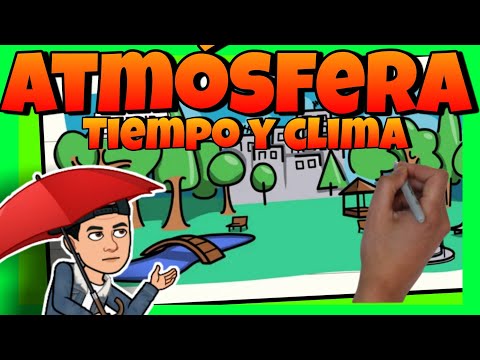 ⚡🌧️ La ATMÓSFERA, el TIEMPO y el CLIMA ⚡🌪️ para NIÑOS de PRIMARIA [DIFERENCIA entre CLIMA y TIEMPO]