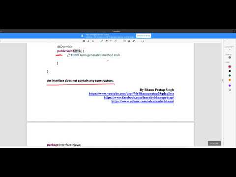 Interface In Java Video 35