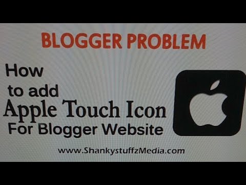 How To Add Apple Touch Icon For Blogger Website