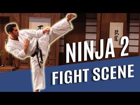 Ninja 2 Fight   Adkins Vs Nakabara Student Dojo Fight