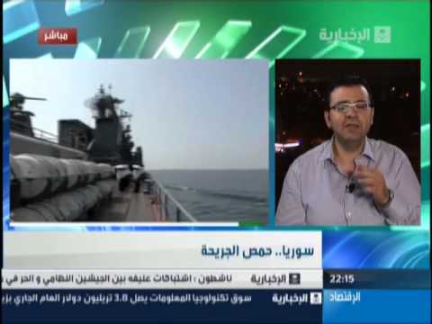 مقابلة تلفزيونية مع لؤي المقداد للحديث عن التطورات الميدانية والعسكرية في عدة جبهات في دمشق وحلب