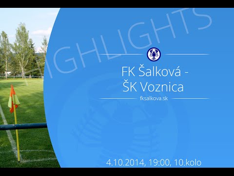 Zostrih zapasu FK Šalková - ŠK Voznica, 4.10.2014