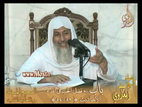  شرح الأحاديث القدسية  باب  (فضل الحب في الله) ح 52 إلى 54 لفضيلة الشيخ مصطفى العدوي 