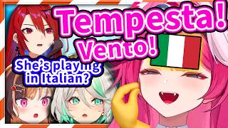 Raora Finds Out The Game Lets Her Cast Spells in ITALIAN 【HololiveEN】