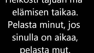 Jonna Tervomaa -Rakkauden haudalla lyrics