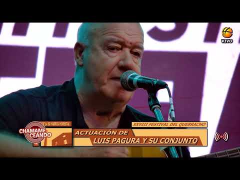 Luis Pagura y su conjunto presente en 28º Festival del Quebracho en Villa Ana, Santa Fe