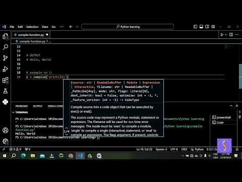 Mm Understanding Pythons Compile Function Syntax And Usage Explained