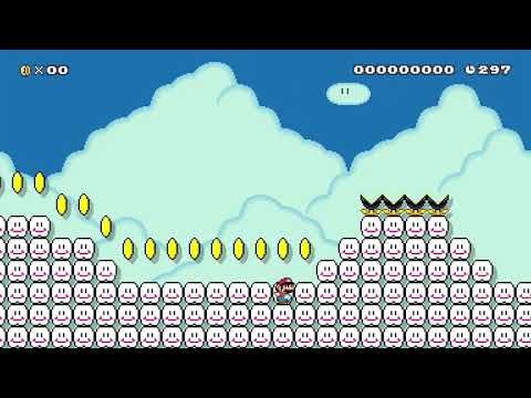 Cloud Platform Panic by BennPowell ~ World Record! - Super Mario Maker 2 - No Commentary 1ca 1cb