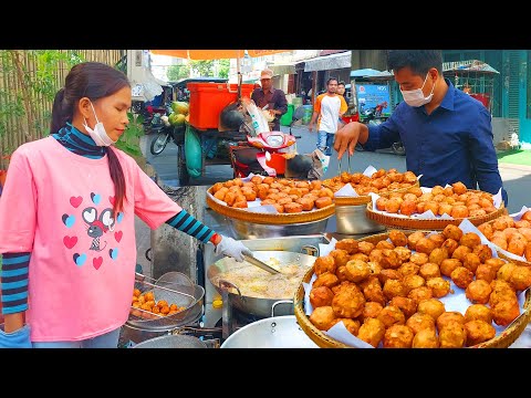 Cambodia Best Cake & Dessert, Rice Noodles, Beef Noodle Soup, Yellow Pancake, Spring Roll, & More