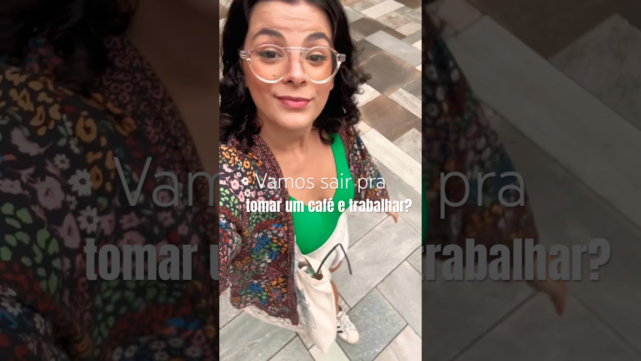 Levando vocês para um dos meus lugares favoritos para trabalhar! ☕️✨ #rotina #estilodevida