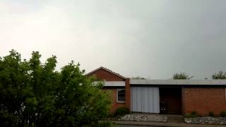 preview picture of video 'Thunderstorm and heavy rain in Bov, Padborg, Denmark. Second part'